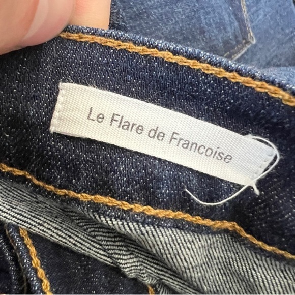 FRAME Le Flare de Francoise Y2K 90s Jeans - Picture 8 of 9